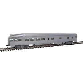 85' BUDD OBSERVATION - READY TO RUN -- PAINTED, UNLETTERED (SILVER)
