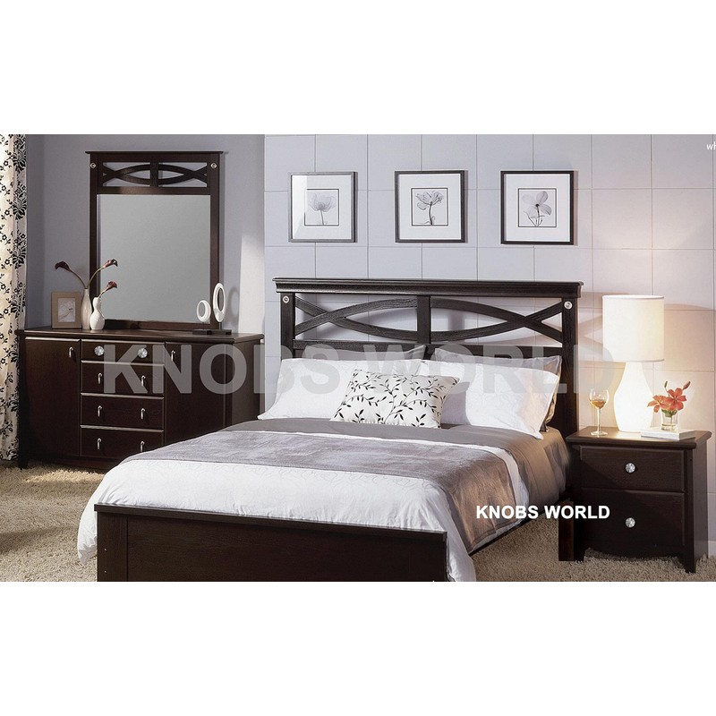 KNOBSWORLD Set of 10 Black & White Ceramic knobs Cabinet