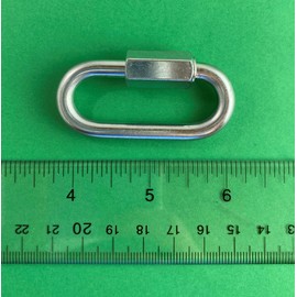 US Stainless 5 Pieces Zinc Plated Quick Link 1/4" (6mm)
