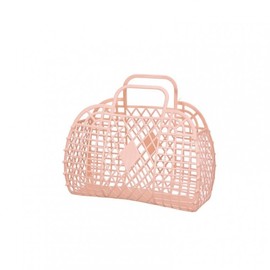 Storage Plastic Basket Shopping Market Doll Multipurpose Basket Interior Organizer 6color cream blue
