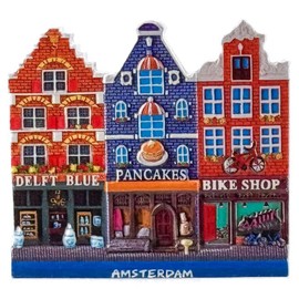 Souvenir Magnet Holland Amsterdam Shop 8 x 7.5 cm Maritime Fridge Magnet Decoration GMTX 16712