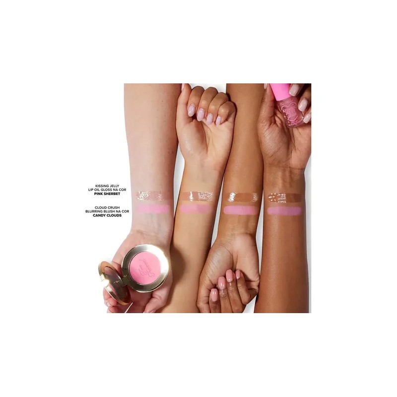 Brillo de labios Too Face Kissing Jelly and Blush Cloud
