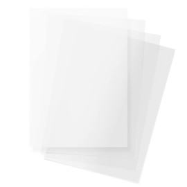 Netuno 10 x White Tracing Paper DIN A4 210 x 297 mm 100 g Craft Paper Transparent Printable for Invitation Cards Christmas Cards Wedding Cards Insert Lantern Craft Parchment Paper A4