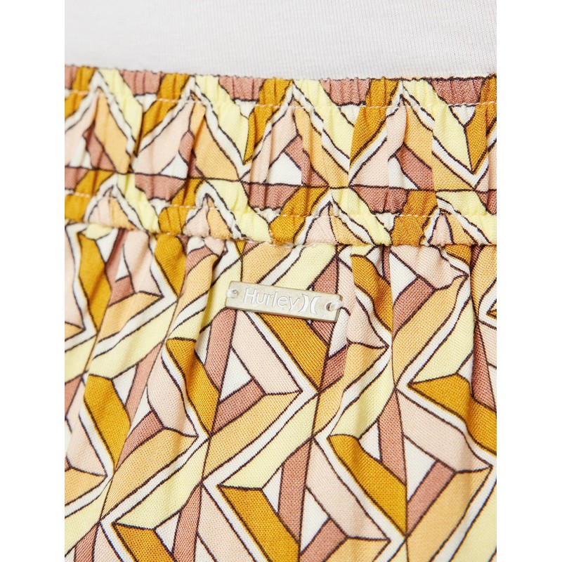 Hurley Women's City Block Button Up Maxi Skirt