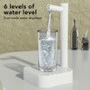 Desktop Water Bottle Dispenser White Extended Hose Low Noise Automatic