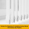 Vertical Blind Bottom Chain (10m, 100 Clips) - Vertical Blinds