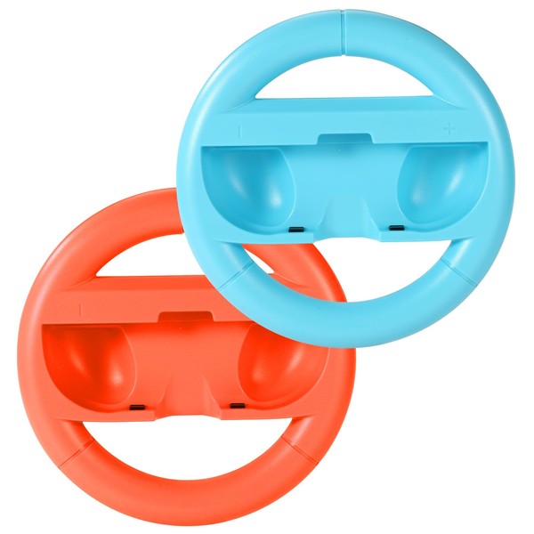 Lyreh 2pcs Steering Wheels for Switch 2, Portable Ergonomic Game