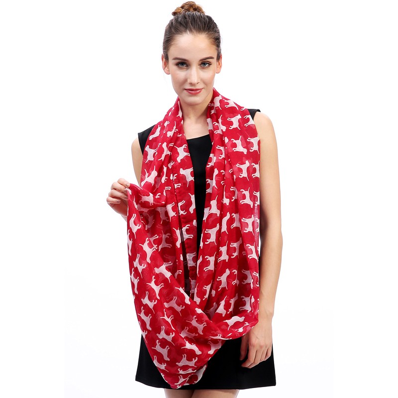 Lina & Lily Labrador Retriever Dog Women's Loop Scarf Tube