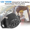 CarBole Reversing Back up Alarm, Heavy-Duty 105dB 12V-24V DC Professional