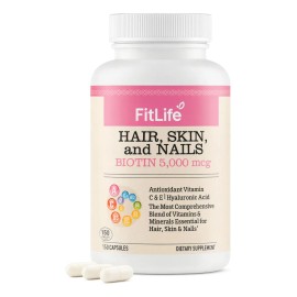 Colageno Uas Piel Cabello Fitlife 120 Capsulas Sin Sabor