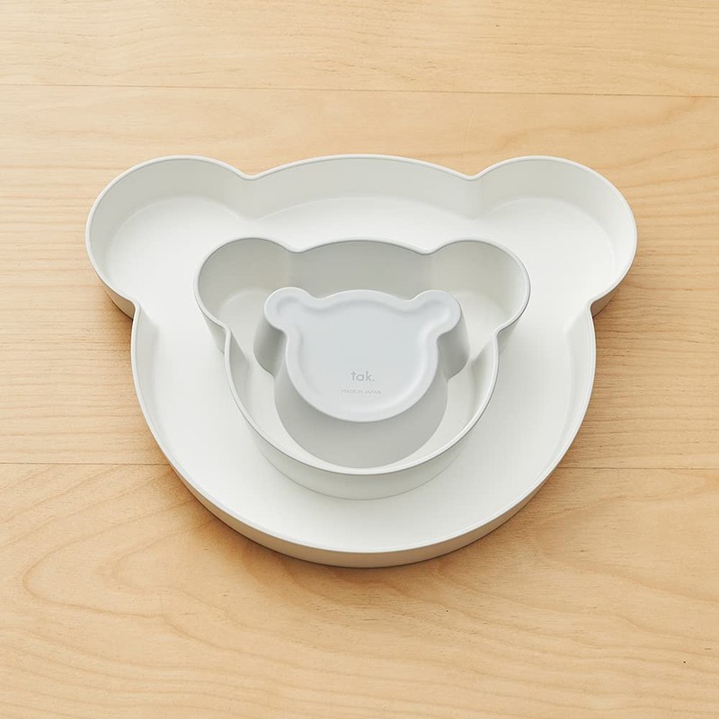 Tak JTN-0133-OR Kids Dish Bowl, Orange Bear SS