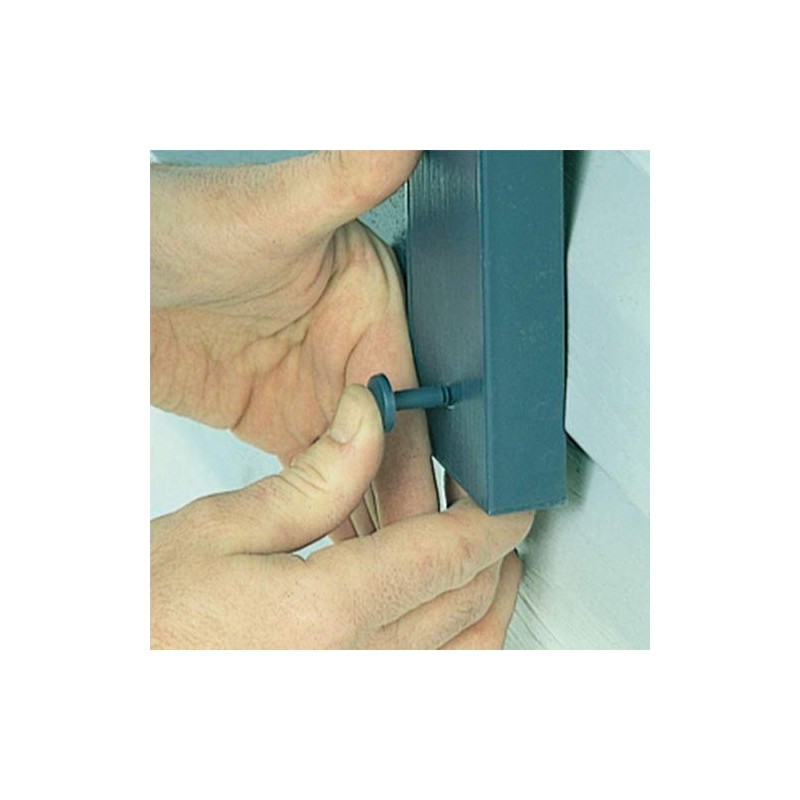 Mid America Vinyl Shutter Lok Fasteners - 001 White Bag