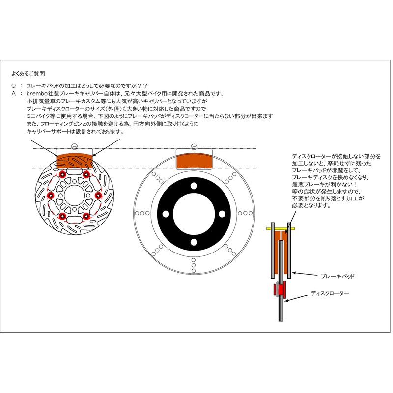 Shift Up: Brembo 2pod φ 34 kyaripa-sapo-to