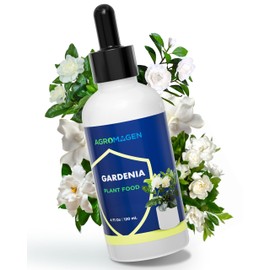 AgroMagen Plant Food with Essential Nutrients & Chelated Micronutrients, Liquid Fertilizer (4 fl.oz.) (Gardenia)