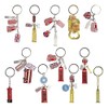 SAJAK London Souvenir Keyrings - Set of 12 Metal Keychains