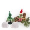 Yardwe 1 Set Mini Christmas Figurines Early Educational Toy Mini