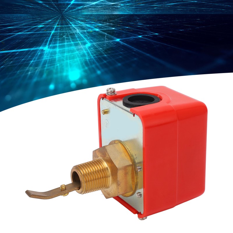 Water Flow Switch Paddle Control Brass SPDT Contacts 15A Flow