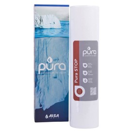 Pura Big Stop - Repuesto Filtro de Agua triple gradiente de 10, 5 y 1 micrones. Elimina Sedimentos, suciedad, tierra. Mayor Rendimiento y Efectividad. Tecnología Patentada. Compatible Rotoplas