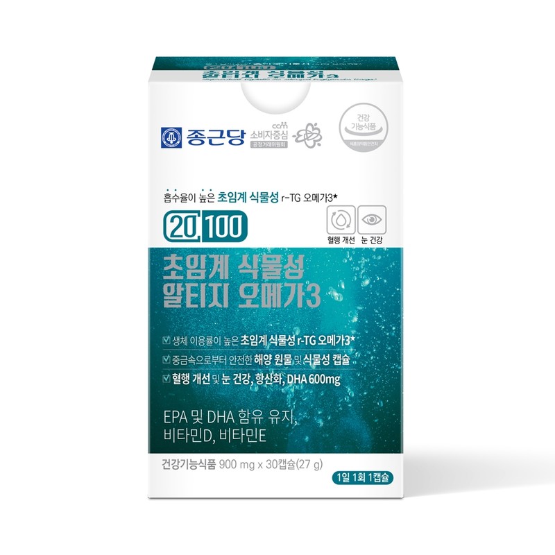 Chong Kun Dang Vegetable Microalgae Supercritical Altige Omega 3 Vitamin