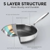 SODAY 10.5 inches Frying Pan Nonstick 2.5 Qt Deep Non