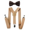 axy Children's Beige Braces Y Shape with Bow Tie 3