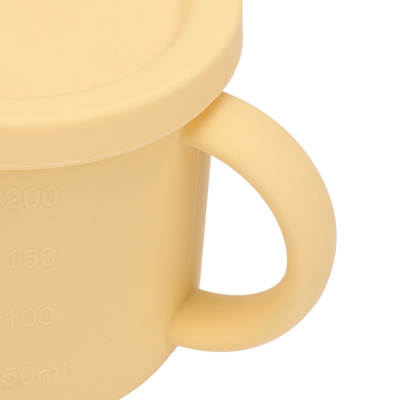 Silicone Sippy Cups Double Handles Lightweight Toddler Training Cup with