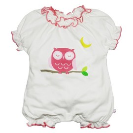 Baby Soy Oh Soy Bubble Romper, Owl 6-12 Months
