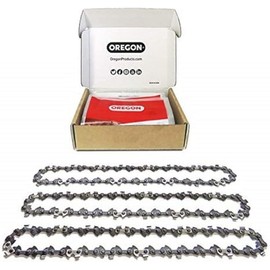 Oregon 91P 3-Pack Chainsaw Chain for 16-Inch (40 cm) Bar -57 Drive Links – low-kickback chain fits Titan, Gardenline, Black & Decker and more (91P057X3)