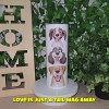 Handmade "Crazy Dog Lady" 20 oz Skinny Tumbler Perfect for