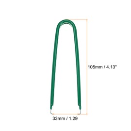 sourcing map 10Pcs IC Chip Extractor IC U Shape Puller Stainless Steel with Insulated Vinyl Grip Motherboard Circuit Board Component Puller Chip Extractor for PCB Removal Tool, Green