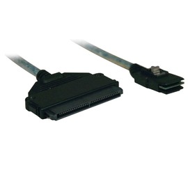 Tripp Lite Internal SAS Cable, mini-SAS (SFF-8087) to 4-in-1 32pin (SFF-8484), 3-ft (1M).(S510-003)