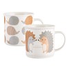 Price & Kensington Hedgehogs Assorted Fine China Mugs