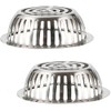 Stainless Steel Roof Dome Drain Cover Strainer Atrium Grate 2pcs/pk
