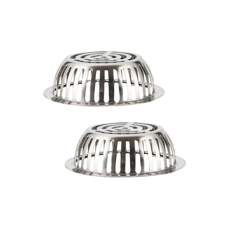 Stainless Steel Roof Dome Drain Cover Strainer Atrium Grate 2pcs/pk