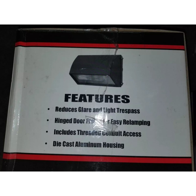 ATLAS LIGHTING - WLM-84FEUPK 84W CFL 120/277 13" Wallpack w/Lamp