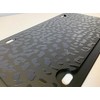 Eurosport Daytona- Black Leopard Print Carbon Steel License Plate