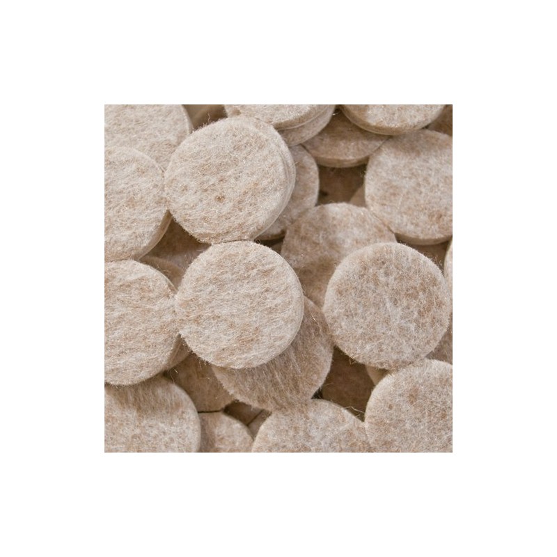 3/4" Diameter Heavy Duty Felt Pads - 60 Pcs (10