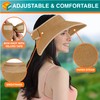SUN CUBE Sun Visor Hats Women, Straw Beach Hats for