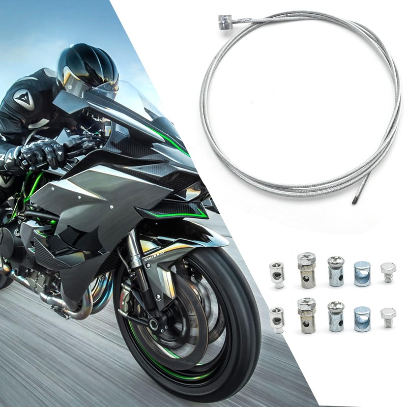 Zreneyfex Universal Motorcycle Cable Repair Kit, Robust Motorcycle Accelerator Cable