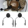 OTOTEC 1Pair Tactical Helmet Rail Adapters Headset Support Helmet Arc