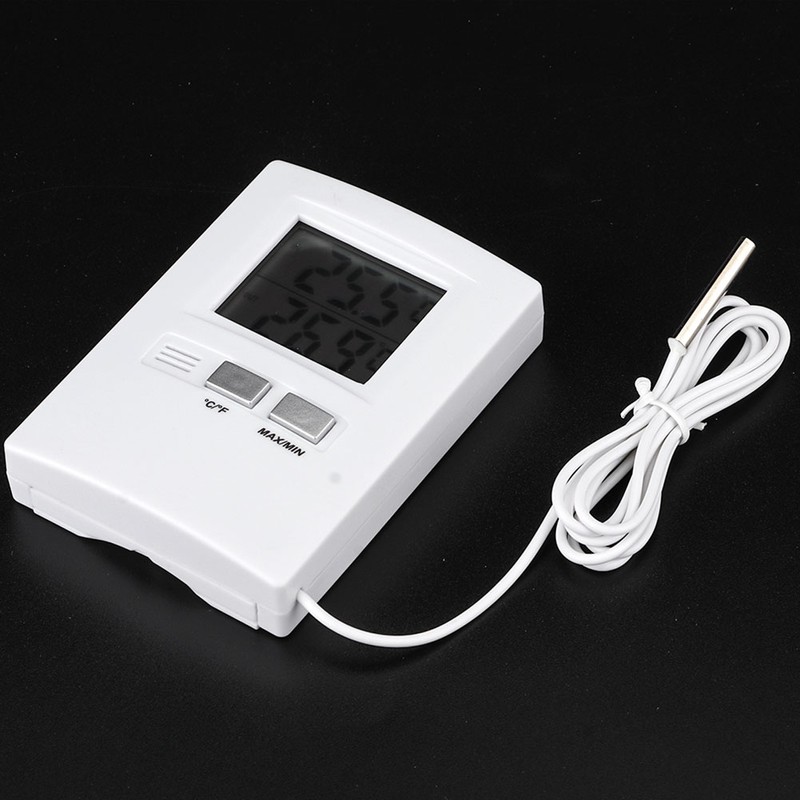 High Precision LCD Digital Indoor&Outdoor Thermometer Temperature Meter Tester Battery