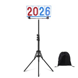 Purple River Manual Flip Scoreboard with Stand, Score Keeper for Outdoor/Indoor Games or Sports