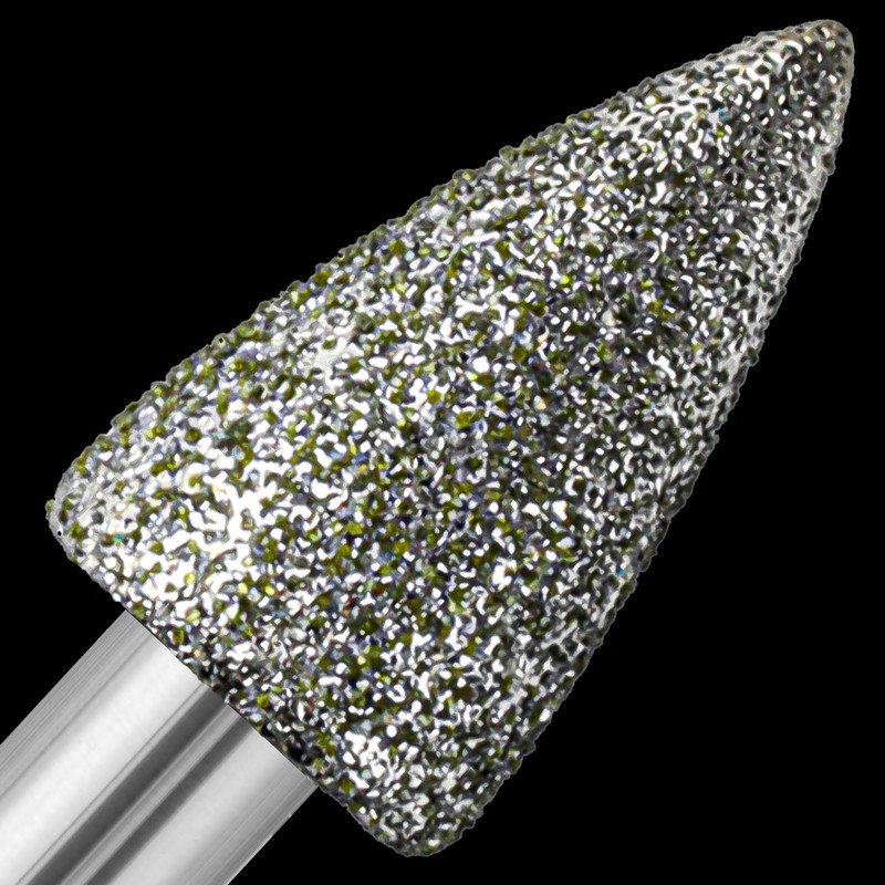 20Pcs 120-Grit Diamond Grinder Bit 1/8" Shank Compatible with Dremel