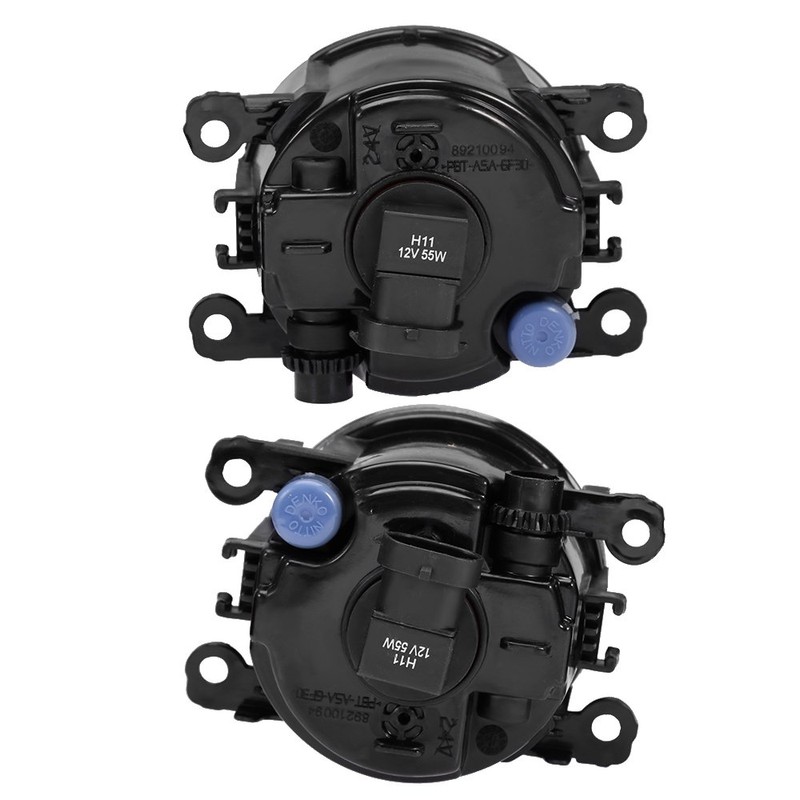 Saihisday Clear Lens Driving Fog Lights Bumper Lamps Bulbs Harness