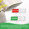 2 Piece Used Status Sign Magnets, Vacant Usage Sign, Suitable