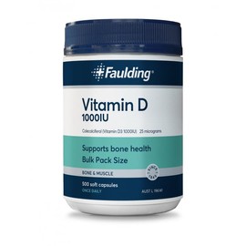 Faulding Buy Faulding Remedies Vitamin D 1000 IU 500 Capsules Online | Chempro Chemists