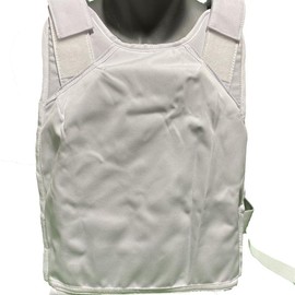 BAM Low Profile Concealable Plate Carrier Vest holds heavier plates size 10x12 - Color: White