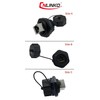CERRXIAN RJ45 Femle to Female Coupler Panel Mount Waterproof Connector