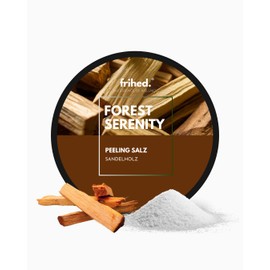 frihed. Sauna Salt, Salt Scrub with Lavender, Mint & Menthol, Shower and Body Scrub for Sauna, Shower or Steam Bath, Body Scrub for Skin Regeneration (Forest Serenity, 200 g)