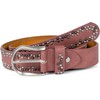 styleBREAKER Rivet Belt with Multicoloured Small Rivets, Belt Faux Leather,